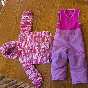 3t columbia snowsuit set